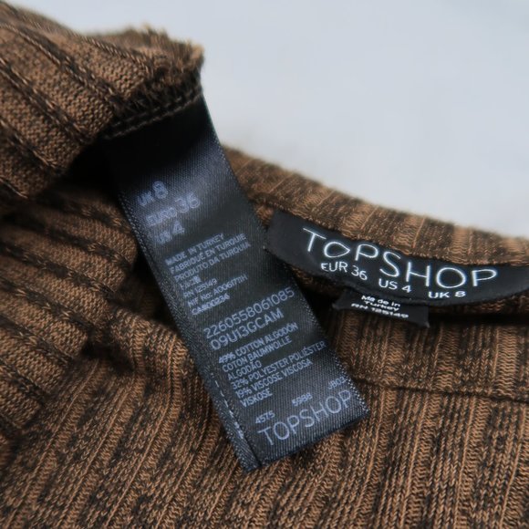 TOPSHOP RIBBED L/S TUNIC - Picture 4 of 7